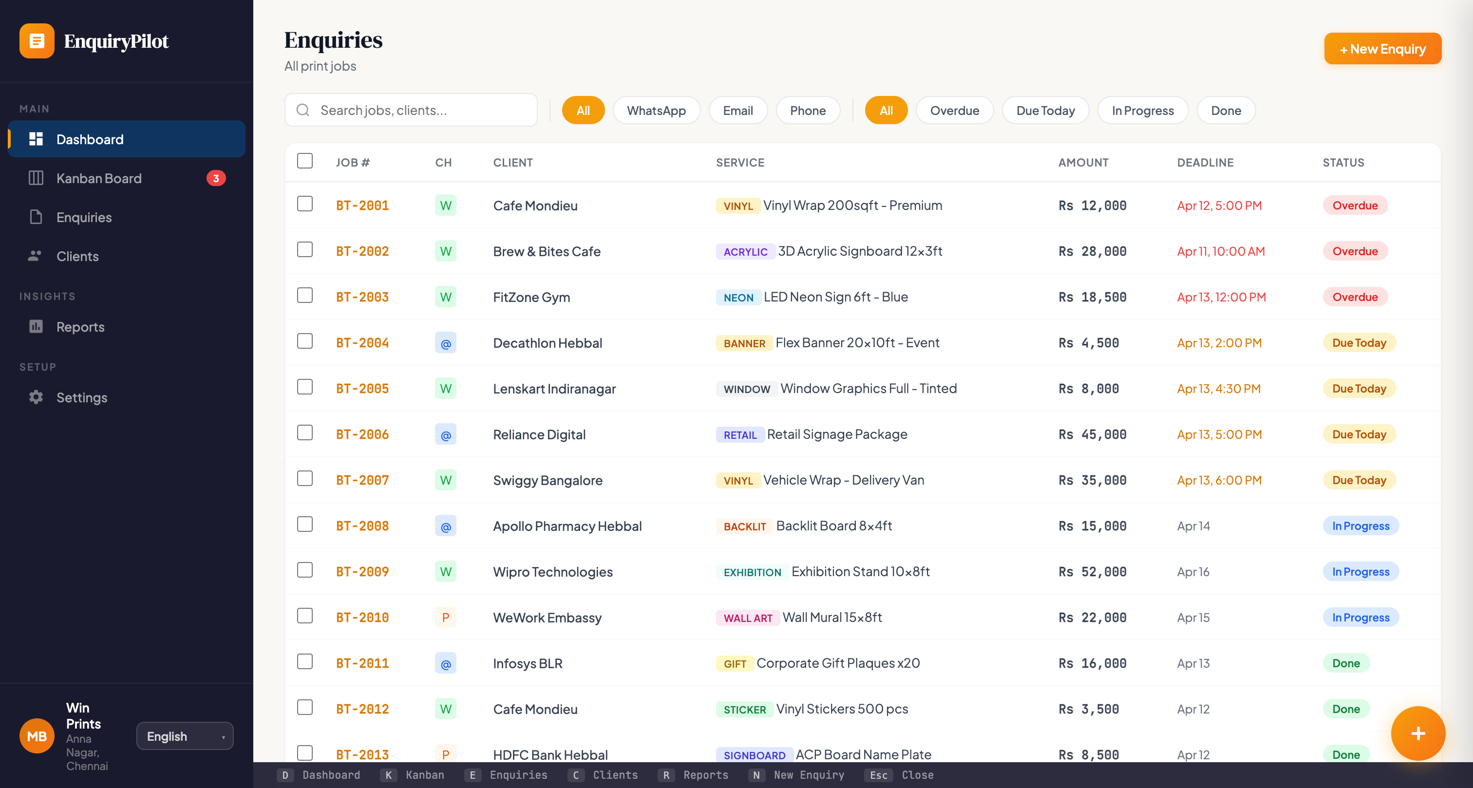 Brand Tusker Enquiries